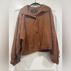 Fashion Nova Brown Corduroy Jacket